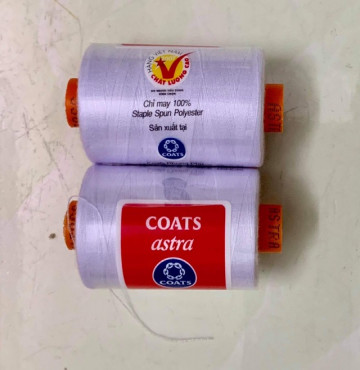 Combo 2 cuộn chỉ may loại tốt hiệu Coats Astra ống 900m