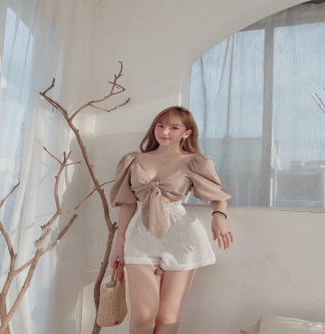 bán sỉ set đũi cột nơ cổ sexy