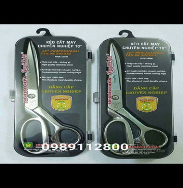 Kéo cắt vải đẳng cấp chính hiệu Nguyễn Đình, inox không gỉ 10inch