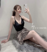 bán sỉ set áo hai dây kèm chân váy beo sexy