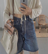 bỏ sỉ short jean lệch đai cực chất