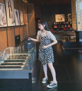 bỏ buôn set hoa cúc rút hông