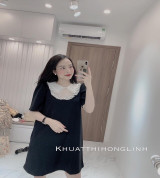 bán buôn đầm suông cổ bèo tiểu thư