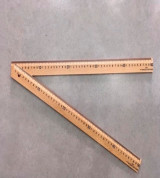 Thước gỗ cao cấp vẽ cắt may có 2 cỡ dài 50cm và 60cm để chọn lựa cỡ nhé