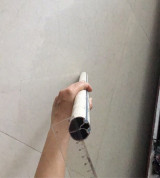 3 thanh treo rèm xoắn trắng