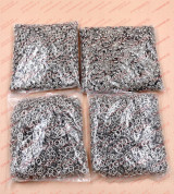 cúc vành 9.5mm: 2000 bộ trắng, 500 bộ màu kem