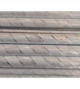 Thanh rèm xoắn trắng: 2 thanh 1.3m, 2 thanh 1.1m