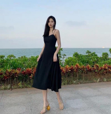 bỏ buôn restock đầm đan lưng quý tộc