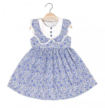 Bỏ buôn váy bông xanh JR485