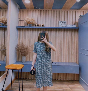 bán buôn đầm suông hoa dập ly quý phái