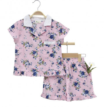 Bỏ sỉ bộ pizama BG phối ren