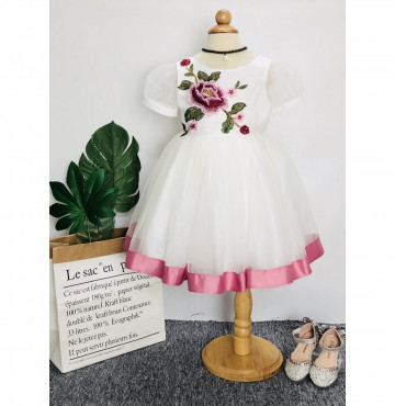 Bán sỉ đầm công chúa đính hoa