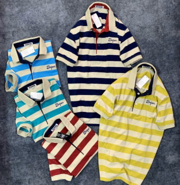 Bỏ sỉ áo thun nam sọc dệt  SUPER DRY