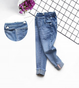 Bán buôn Jean dài đai kiểu bẻ lai