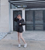 bỏ sỉ set sơ mi mix short belt siêu yêu