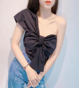 bán sỉ áo nơ thả đen quý tộc