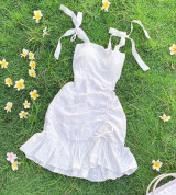 bỏ sỉ set đầm hoa cúc rút dây xinh hết nấc