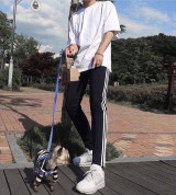 bỏ buôn set áo form rộng quần viền sọc thể thao