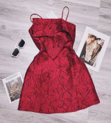 bán buôn đầm gấm hai dây cực quyến rũ