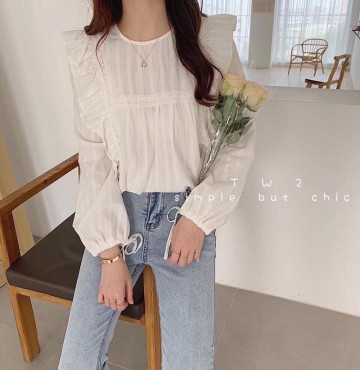 bán buôn áo xô thêu viền ren cực đẹp