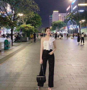 bán sỉ áo lệch vai nơ