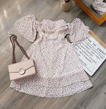 bán buôn váy bèo hở vai