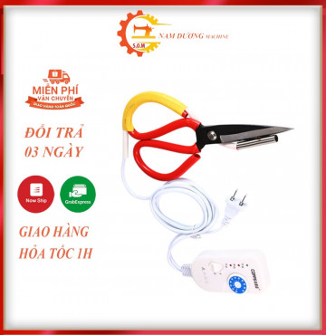 Kéo cắt vải nhiệt độ không tưa núm vặn trắng điều chỉnh được nhiệt độ