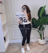 bán buôn set đồ bộ thể thao 56 viền trắng