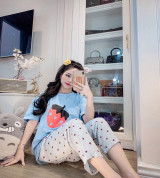 bán buôn set đồ bộ trái dâu