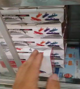 Kéo bấm chỉ thừa xỏ ngón tiện lợi dùng cắt chỉ thừa vải thun coton dùng cho may vá