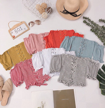 bán sỉ áo thun đan dây rớt vai