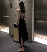 bỏ sỉ đầm maxi xẻ đùi