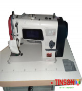 Máy 1 kim điện tử cắt chỉ tự động màn hình cảm ứng , gạt gối Spartak ST-E70-D3