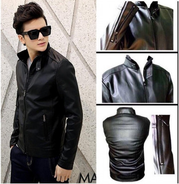 Bỏ sỉ áo khoác da nam lót lông