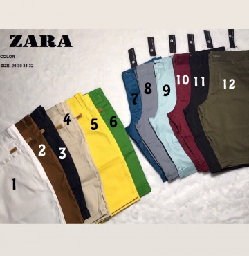 Bỏ sỉ quần short kaki zara man