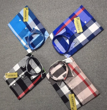 Bỏ sỉ áo sơ mi sọc  BURBERY NGẮN TAY