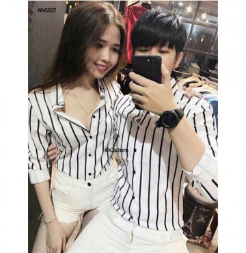 Bỏ sỉ áo sơ mi quảng châu COUPLE IN 5D