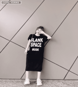 bán buôn đầm thun nữ cổ tròn tay ngắn in chữ