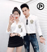 Bỏ sỉ áo sơ mi quảng châu couple VERSACE