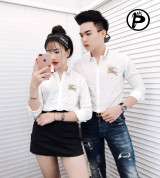 Bỏ sỉ áo sơ mi couple quảng châu BURBERRY