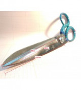 Kéo cắt may lưỡi thép T18 tay tròn