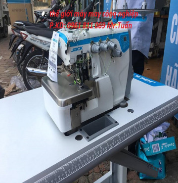 Máy Vắt Sổ Jack 2 Kim 4 Chỉ Mẫu Mới 2018, 2019