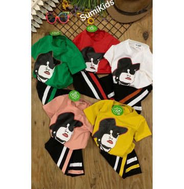 Bỏ buôn bộ thun sành điệu cho bé gái