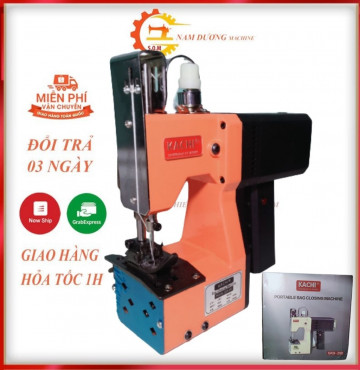 Máy may bao cầm tay KACHI Đài Loan > Máy khâu bao Kachi KC9-200 > Máy siêu bền thiết kế nhỏ gọn > May được các loại bao