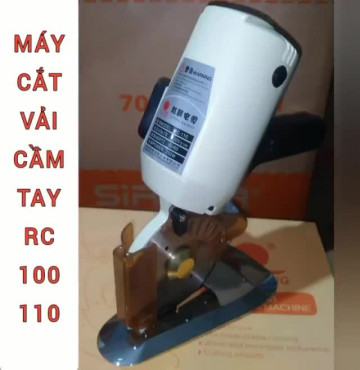 Máy cắt vải cầm tay mini RC 100mm nhỏ gọn tiện lợi > cắt nhiều loại vải CHÍNH HÃNG (LỖI ĐỔI MỚI)