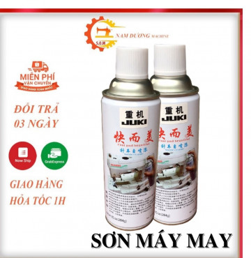 Sơn juki màu trắng > Sơn xịt máy may juki