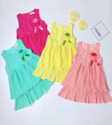 Bỏ sỉ đầm voan dập ly tầng