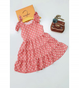 Bỏ buôn đầm bi tầng 2 nơ vai