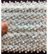 Ren cotton hoa mai 1,5cm, 1 mét