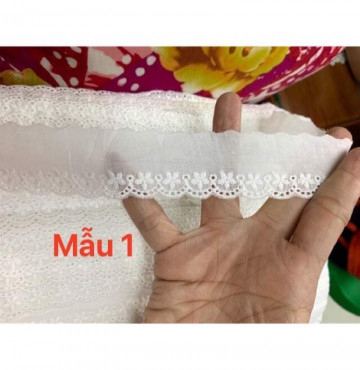 ren vải kate khổ rộng 3,5cm- 2 mét